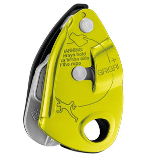 PETZL GRIGRI+ NUOVO MODELLO ASSICURATORE CON BLOCCAGGIO ASSISTITO - DISPONIBILE IN 3 COLORI