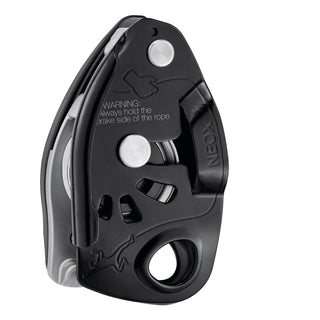 Compra black PETZL  NEOX® Assicuratore con bloccaggio assistito mediante camma ottimizzato per l’arrampicata da primo - Disponibile in 3 colori