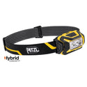 PETZL ARIA 2 Lampada frontale 450 lumen compatta, robusta e impermeabile - Black/Yellow