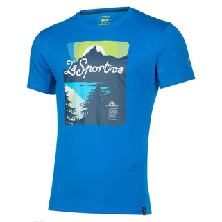 LA SPORTIVA LAKEVIEW T-SHIRT UOMO IN COTONE IDEALE PER ARRAMPICATA E TEMPO LIBERO - PROMO -30%!