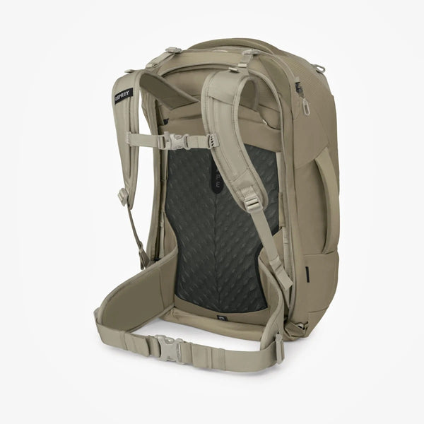 OSPREY FAIRVIEW 40 ZAINO 40 LITRI DA VIAGGIO E BAGAGLIO A MANO CON SCHIENALE CORTO - DISPONIBILE IN 2 COLORI