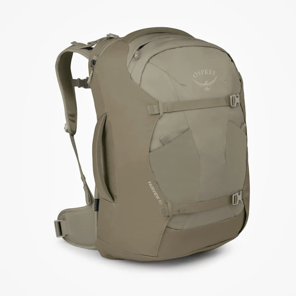 OSPREY FAIRVIEW 40 ZAINO 40 LITRI DA VIAGGIO E BAGAGLIO A MANO CON SCHIENALE CORTO - DISPONIBILE IN 2 COLORI