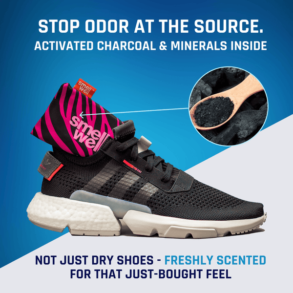 SMELLWELL ACTIVE XL INSERTI ASSORBENTI ELIMINA ODORI PER CALZATURE - DISPONIBILE IN VARIE FANTASIE