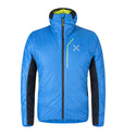 MONTURA EIGER JACKET GIACCA UOMO CALDA IMBOTTITA ULTRALEGGERA CON CAPPUCCIO Colore Celeste/Verde Lime