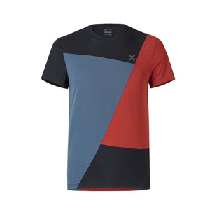 Compra tobacco-blu-cenere MONTURA OUTDOOR COLOR BLOCK T-SHIRT UOMO TECNICA E TRASPIRANTE IDEALE PER VARIE ATTIVITA' OUTDOOR