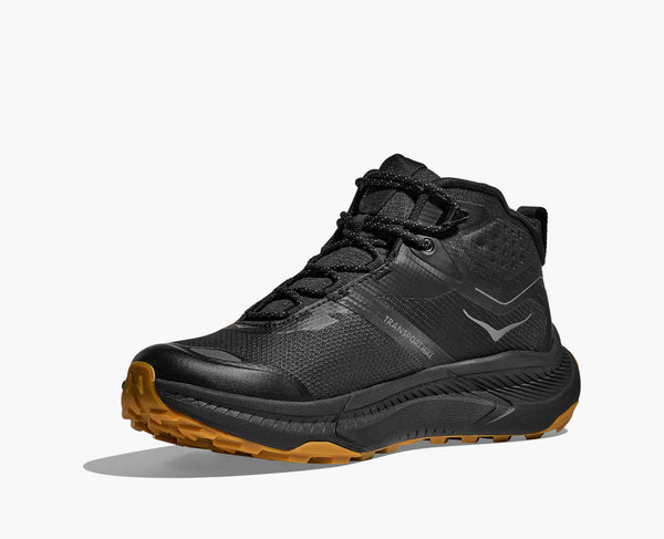 HOKA M TRANSPORT HIKE GORE-TEX SCARPONCINO IMPERMEABILE UOMO IN SUOLA VIBRAM DA LIFESTYLE E TEMPO LIBERO