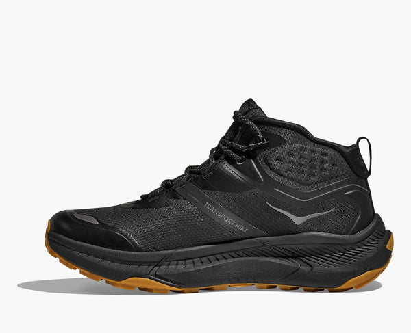 HOKA M TRANSPORT HIKE GORE-TEX SCARPONCINO IMPERMEABILE UOMO IN SUOLA VIBRAM DA LIFESTYLE E TEMPO LIBERO