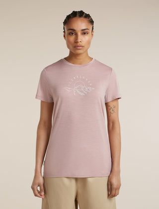ICEBREAKER 150 TECH LITE SUNRISE SUMMIT DONNA T-SHIRT TECNICA 100% LANA MERINO
