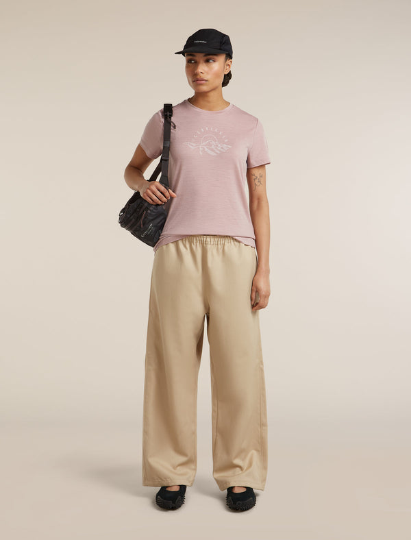 ICEBREAKER 150 TECH LITE SUNRISE SUMMIT DONNA T-SHIRT TECNICA 100% LANA MERINO