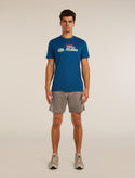 ICEBREAKER 150 TECH LITE TRANSPORTAGE UOMO T-SHIRT LEGGERA 100% LANA MERINO