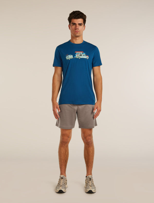 ICEBREAKER 150 TECH LITE TRANSPORTAGE UOMO T-SHIRT LEGGERA 100% LANA MERINO
