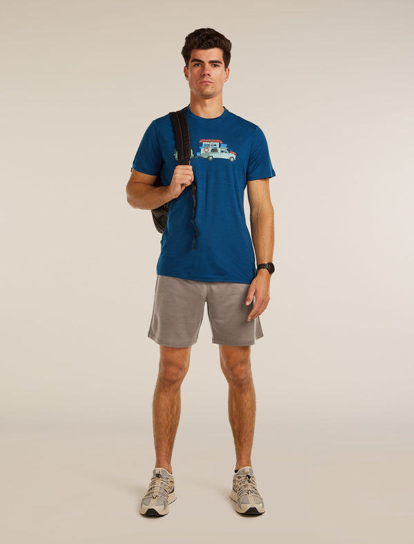 ICEBREAKER 150 TECH LITE TRANSPORTAGE UOMO T-SHIRT LEGGERA 100% LANA MERINO