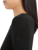 ICEBREAKER EVERYDAY LS CREWE DONNA MAGLIA INTIMA TERMICA IN 100% LANA MERINO