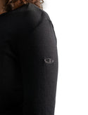 ICEBREAKER EVERYDAY LS CREWE DONNA MAGLIA INTIMA TERMICA IN 100% LANA MERINO