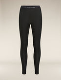 ICEBREAKER EVERYDAY LEGGINS DONNA PANTALONE INTIMO IN 100% LANA MERINO