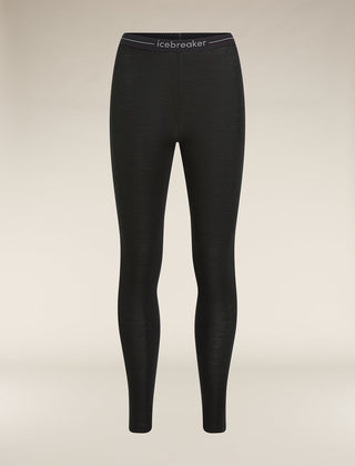 ICEBREAKER EVERYDAY LEGGINS DONNA PANTALONE INTIMO IN 100% LANA MERINO