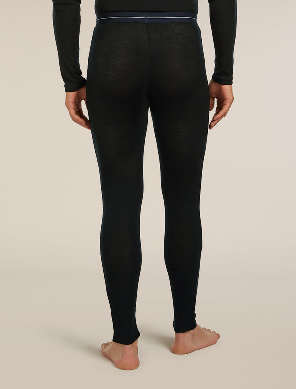 ICEBREAKER EVERYDAY LEGGINS UOMO PANTALONE INTIMO TERMICO IN 100% LANA MERINO