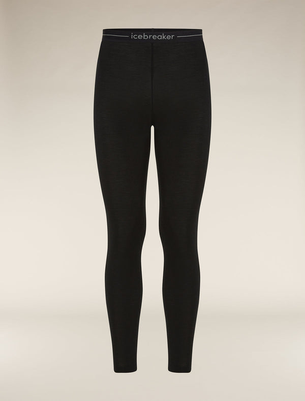 ICEBREAKER EVERYDAY LEGGINS UOMO PANTALONE INTIMO TERMICO IN 100% LANA MERINO