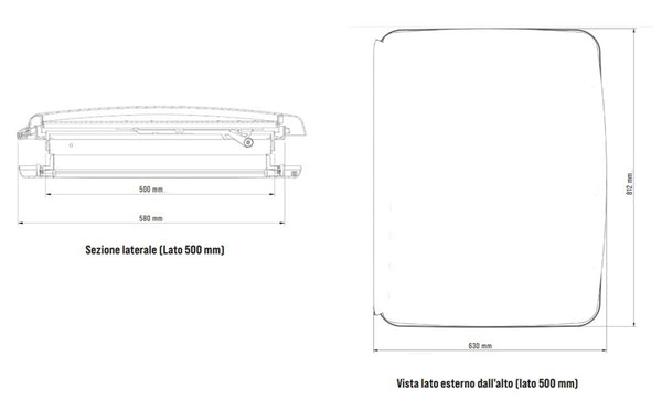 ROOFSTAR 7 OBLO' 50X70 SENZA VENTILAZIONE FORZATA CON OSCURANTE E ZANZARIERA - IN PROMOZIONE!