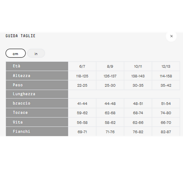 UYN VISYON 2.0 COMPLETO INTIMO TERMICO PER BAMBINI - DISPONIBILE IN 2 COLORI