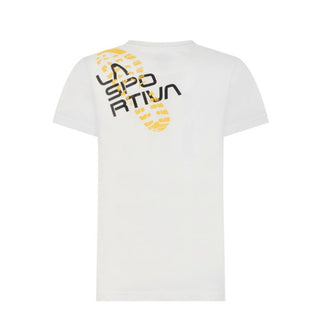 LA SPORTIVA FOOTSTEP TEE UOMO T-SHIRT IN COTONE PER ARRIMPICATA E TEMPO LIBERO