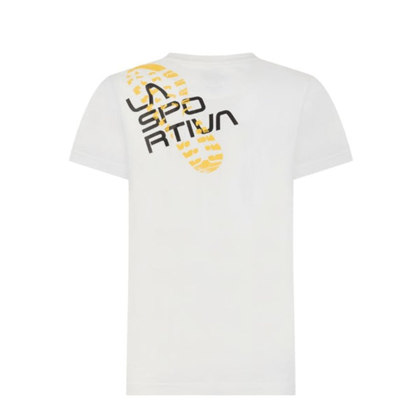 LA SPORTIVA FOOTSTEP TEE UOMO T-SHIRT IN COTONE PER ARRIMPICATA E TEMPO LIBERO
