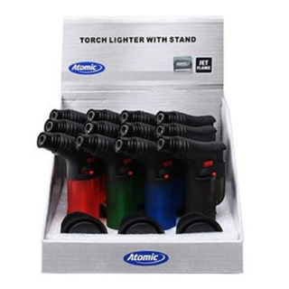 ATOMIC JET FLAME ACCENDINO ANTIVENTO RICARICABILE - DISPONIBILE IN 4 COLORI