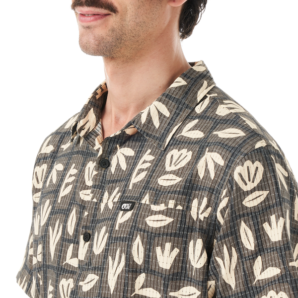 PICTURE KLIVOX PRINTED SHIRTS CAMICIA TECNICA E TRASPIRANTE A MANICHE CORTE