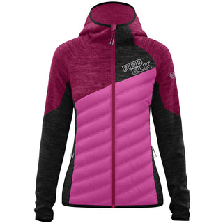 REDELK KORA GIACCA IBRIDA DONNA IMBOTTITA CALDA E TRASPIRANTE CON CAPPUCCIO - NUOVI ARRIVI - LAVANDER ROSE