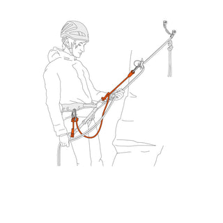 PETZL NUOVO DUAL CONNECT ADJUST Cordino doppio regolabile per l’arrampicata su vie lunghe