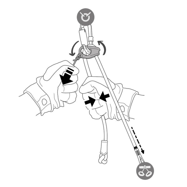 PETZL NUOVO DUAL CONNECT ADJUST Cordino doppio regolabile per l’arrampicata su vie lunghe