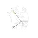 PETZL NUOVO SCORPIO EASHOOK Cordino da via ferrata con moschettoni EASHOOK