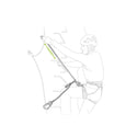 PETZL NUOVO SCORPIO EASHOOK SW Cordino da via ferrata con moschettoni EASHOOK e girello