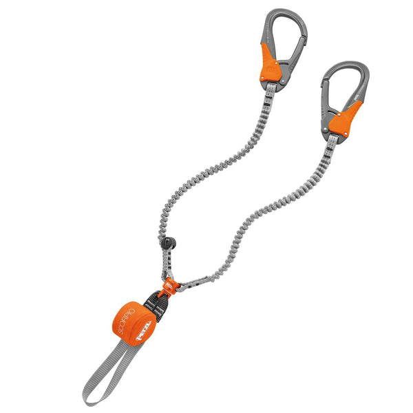 PETZL NUOVO SCORPIO EASHOOK SW Cordino da via ferrata con moschettoni EASHOOK e girello