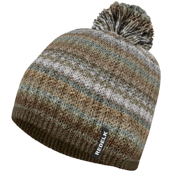 REDELK LEITA BERRETTO IN MISTO LANA MERINO CON PON PON - DISPONIBILE IN VARI COLORI