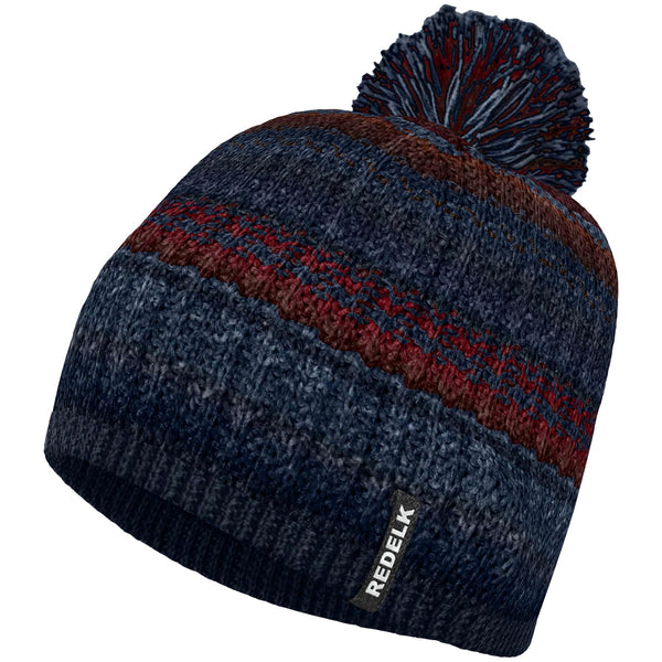 REDELK LEITA BERRETTO IN MISTO LANA MERINO CON PON PON - DISPONIBILE IN VARI COLORI