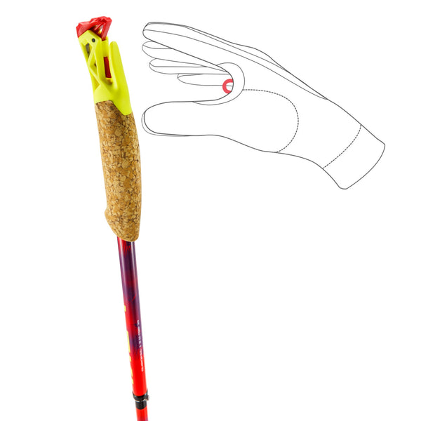 LEKI Ultratrail FX.One SUPERLITE BASTONCINI PIEGHEVOLI DA TRAIL RUNNING ULTRALEGGERI - DISPONIBILE IN 5 MISURE