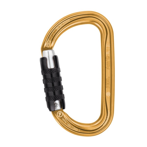 PETZL AM'D TRIAT LOCK MOSCHETTONE ASIMMETRICO LEGGERO DISPONIBILE IN 3 VARIANTI
