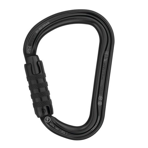 PETZL WILLIAM TRIACT-LOCK Moschettone asimmetrico leggero di grande capacità - Disponibile in 3 colori