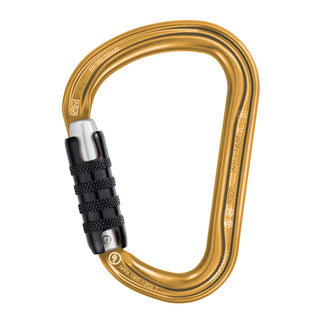 Compra oro PETZL WILLIAM TRIACT-LOCK Moschettone asimmetrico leggero di grande capacità - Disponibile in 3 colori