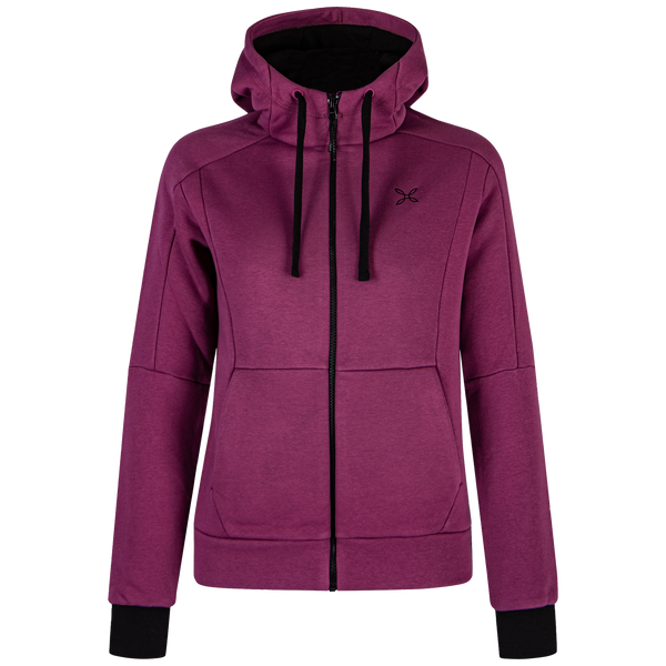 MONTURA LOGO COTTON HOODED DONNA FELPA CASUAL IN CALDO COTONE - NUOVI ARRIVI WINTER 24/25