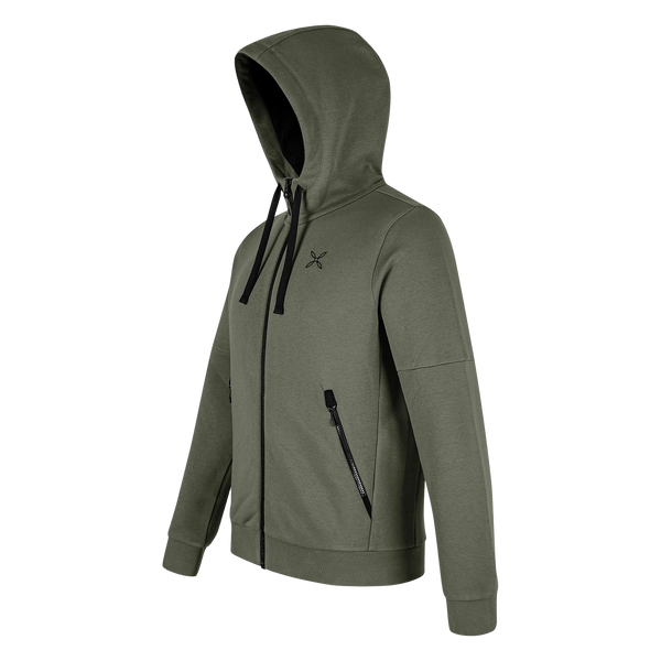 MONTURA LOGO COTTON HOODED FELPA UOMO CASUAL IN CALDO COTONE DISPONIBILE IN DUE COLORAZIONI - NUOVI ARRIVI WINTER 24/25