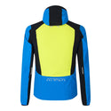 MONTURA SKI STYLE HOODY JACKET GIACCA ANTIVENTO SOFTSHELL - CELESTE/VERDE LIME ULTIMO PZ M