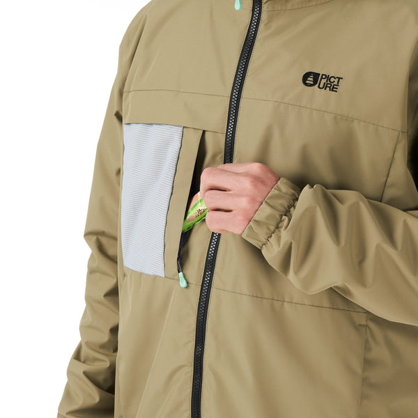 PICTURE STALL JACKET UOMO GUSCIO 2 STRATI IMPERMEABILE ANTIVENTO