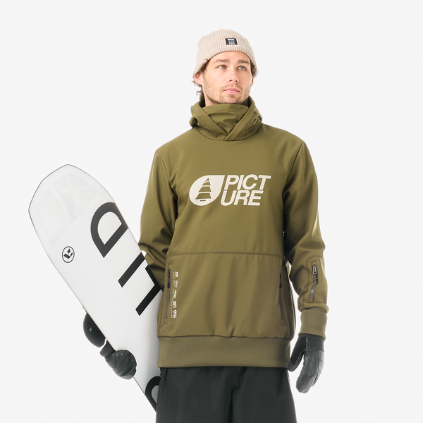 PICTURE PARKER JACKET UOMO SOFTSHELL CON CAPPUCCIO