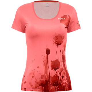 REDELK NIS-FLOWERS T-SHIRT DONNA TECNICA E TRASPIRANTE - NUOVI ARRIVI SS25 - DISPONIBILE IN 3 COLORI