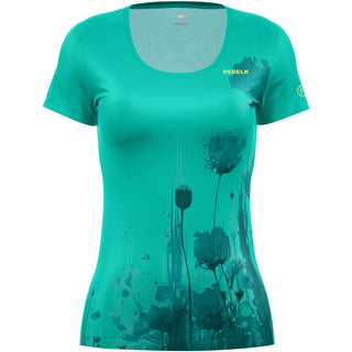Compra flowers-ceramic-green REDELK NIS-FLOWERS T-SHIRT DONNA TECNICA E TRASPIRANTE - NUOVI ARRIVI SS25 - DISPONIBILE IN 3 COLORI
