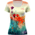 FLOWER PRINT BIGHT WHITE