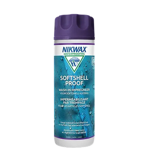 NIKWAX SOFTSHELL PROOF WASH-IN 300ml IMPERMEABILIZZANTE DA LAVATRICE PER ABBIGLIAMENTO SOFTSHELL