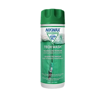 NIKWAX TECH WASH 300ml DETERGENTE TECNICO PER ABBIGLIAMENTO IMPERMEABILE